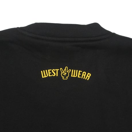 WEST WEAR / WS EMBROIDERY LOGO CREWNECK / BLACK