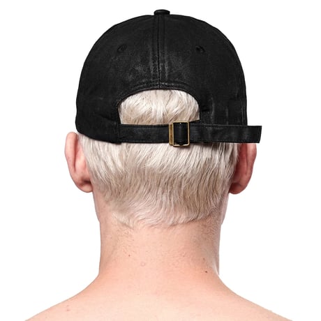 SERONINE LAB / Wax-Coated SLA 3D Logo Curved-Brim Cap