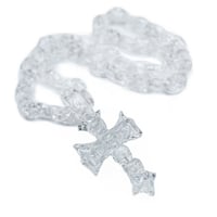 EL Jewelry / SIXXX CROSS PENANT & EL CHAIN / CLEAR
