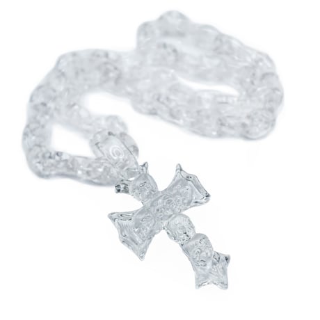 EL Jewelry / SIXXX CROSS PENANT & EL CHAIN / CLEAR