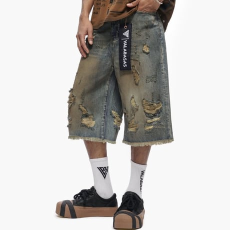VALABASAS / SNAPPED JORTS / DIRTY VINTAGE BLUE