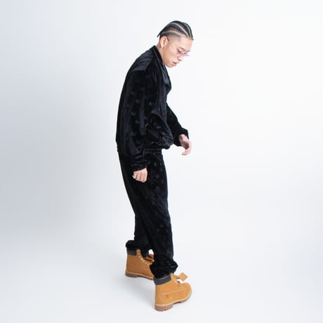 WEST WEAR / GFL LOGO VELOUR SET UP / BLACK