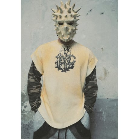 THUG CLUB / TC HELLFIRE LAYERED T-SHIRT / CAMO WHITE