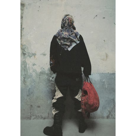 THUG CLUB / IRON STEEL LEATHER DENIM PANTS / BLACK