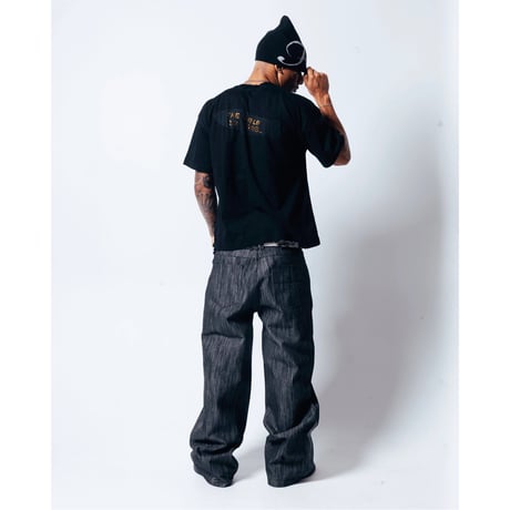 FAITH BY LUIS / ONYX RAW BAGGY DENIM