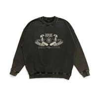 unconscious / Ashen Edge sweatshirt "Snakes" / Dark Gray