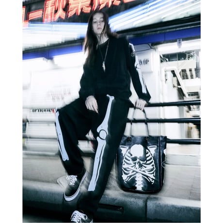 VANSON×MASTERMIND / CREWNECK SWEATSHIRT / DAMAGED