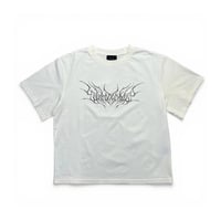 【ラスト1点】unconscious / GOTHIC TRIBAL LOGO T-SHIRT / Bone White