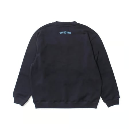 WEST WEAR / WS EMBROIDERY LOGO CREWNECK / NAVY