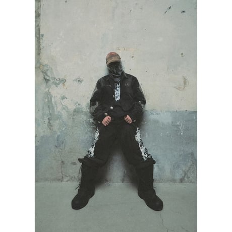 THUG CLUB / IRON STEEL FOCUS DENIM JACKET / BLACK