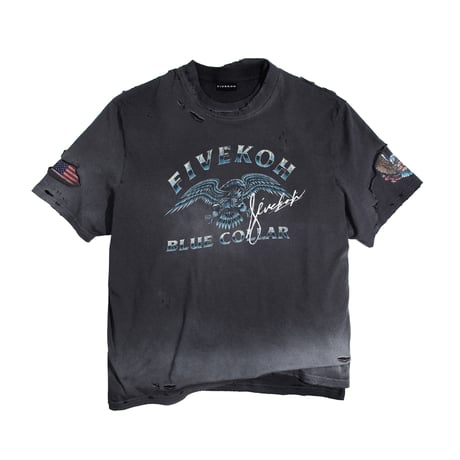 FIVEKOH / CLASSIC LOGO LAYRED BOX T-SHIRT