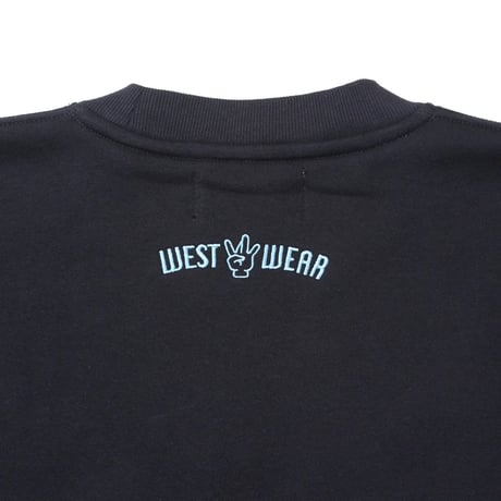 WEST WEAR / GFL EMBROIDERY LOGO CREWNECK / NAVY