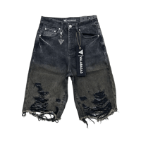 VALABASAS / ICELAND JORTS / DARK GRAY WASH
