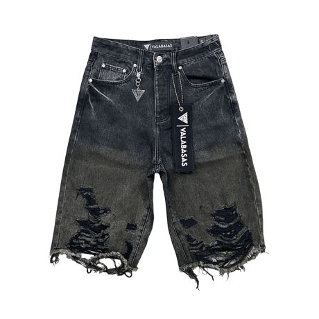 VALABASAS / ICELAND JORTS / DARK GRAY WASH