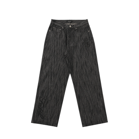 FAITH BY LUIS / ONYX RAW BAGGY DENIM
