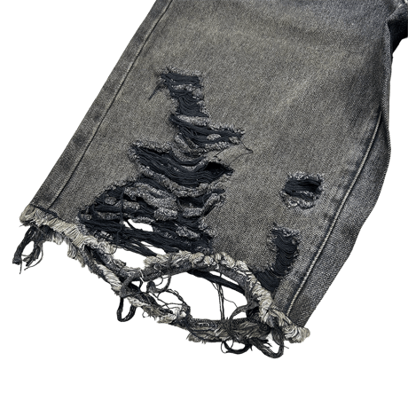 VALABASAS / ICELAND JORTS / DARK GRAY WASH