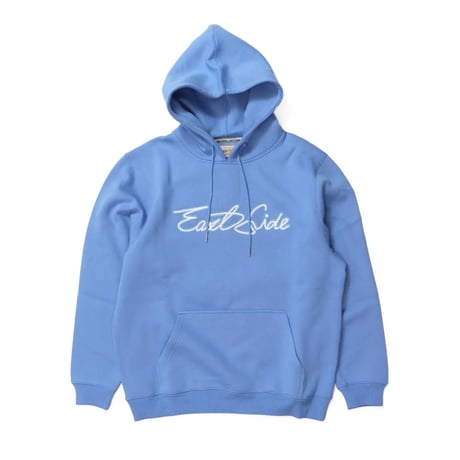 WEST WEAR / ES EMBROIDERY LOGO HOODIE / SAX BLUE