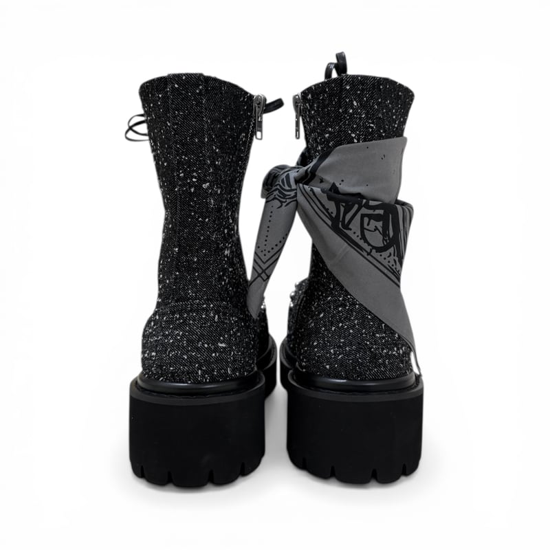 unconscious × VI E DIT / Obsidian Recurve Boots
