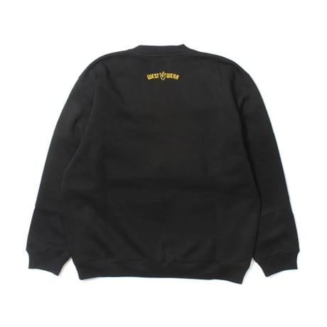 WEST WEAR / WS EMBROIDERY LOGO CREWNECK / BLACK