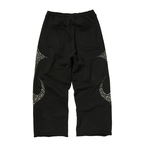 THUG CLUB / IRON STEEL FOCUS SWEATPANTS / BLACK