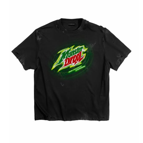 FIVEKOH / BEVERGE ADVERTISEMENT BOX T-SHIRT