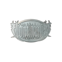 LOIN ARMIS / TWO FACED SCYTHE BUCKLE BELT / SILVER