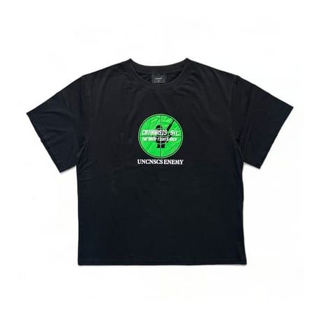 unconscious / TARGETED ENEMY T-SHIRT / FADED NIGHT BLACK