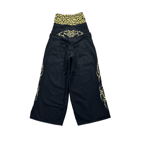 2001 Odysey / TRIPLE STACKED CHEETAH JEANS