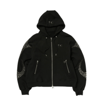 THUG CLUB / IRON STEEL FOCUS ZIP UP HOODIE