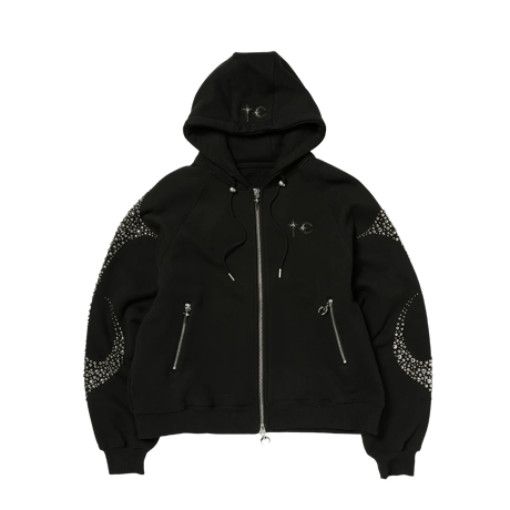 THUG CLUB / IRON STEEL FOCUS ZIP UP HOODIE