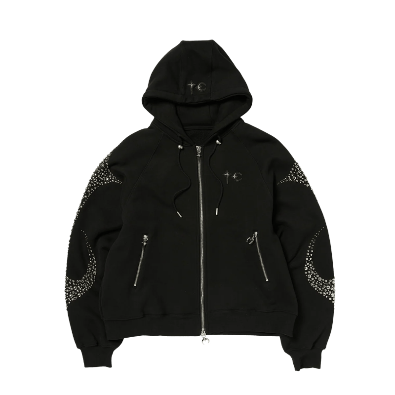 THUG CLUB / IRON STEEL FOCUS ZIP UP HOODIE | PLUG