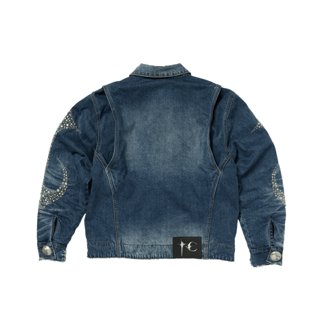 THUG CLUB / IRON STEEL FOCUS DENIM JACKET / BLUE