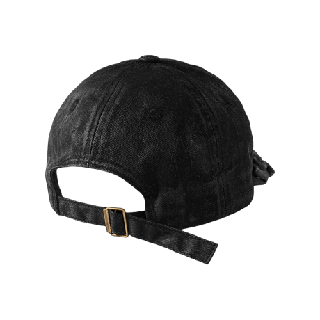 SERONINE LAB / Wax-Coated SLA 3D Logo Curved-Brim Cap