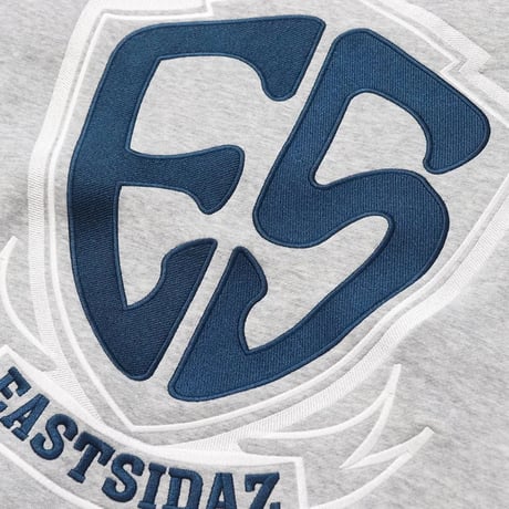 WEST WEAR / ES EMBROIDERY LOGO HOODIE / GRAY