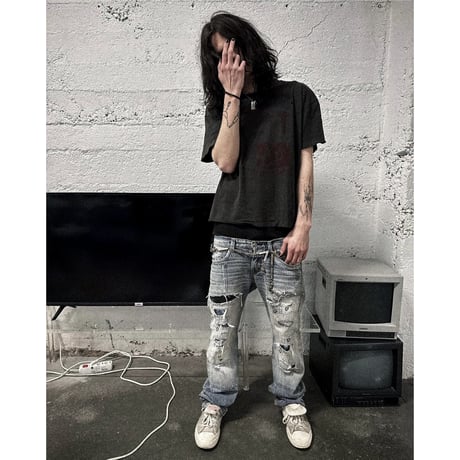 SOCIETY DÉ NOBODIES / "HANDWERK" PATCHED BORO DENIM
