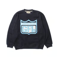 WEST WEAR / GFL EMBROIDERY LOGO CREWNECK / NAVY