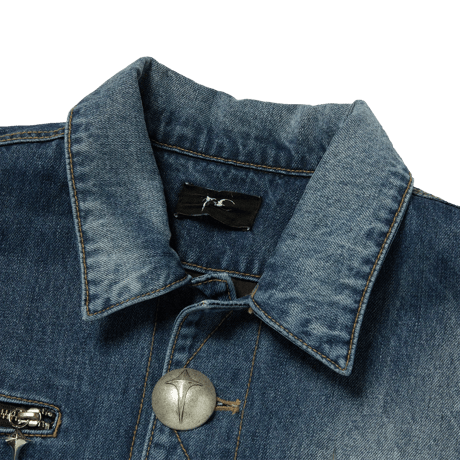 THUG CLUB / IRON STEEL FOCUS DENIM JACKET / BLUE