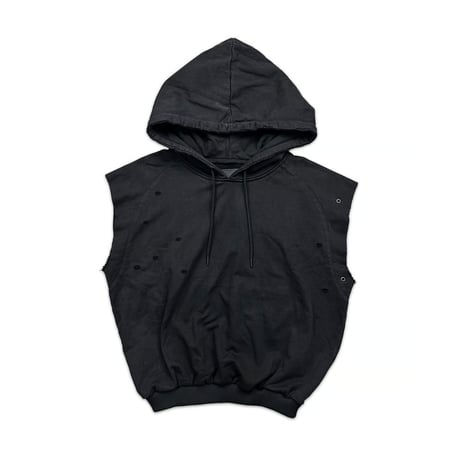 SOCIETY DÉ NOBODIES / "HANDWERK" SLEEVELESS HOODIE