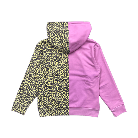 2001 Odysey / PINK LEOPARD RECONSTRUCTED HOODIE