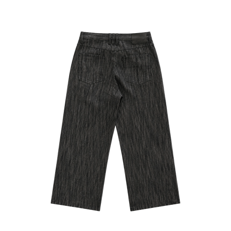 FAITH BY LUIS / ONYX RAW BAGGY DENIM
