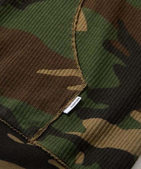 Dry Waffle Full Zip Hoodie (Woodland Camo)