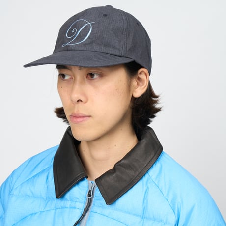 Script Low Ball Cap (Navy)