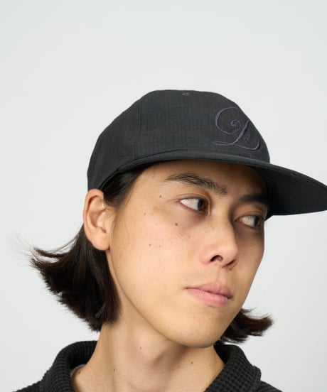 Script Low Ball Cap (Black)