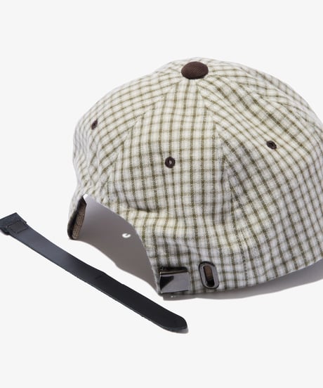 Script Low Ball Cap (Plaid)