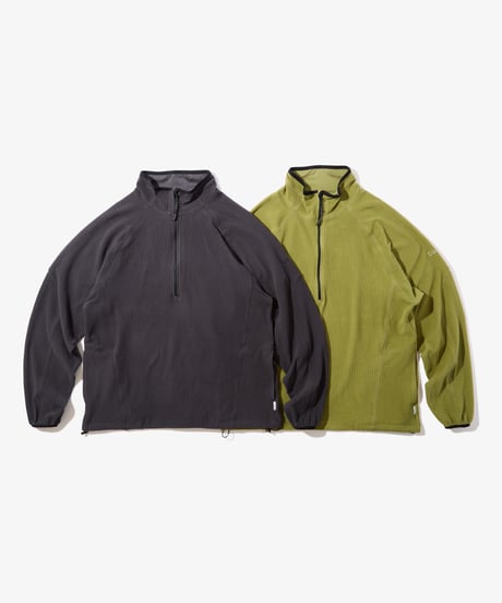 Grid Fleece Pullover (Green)