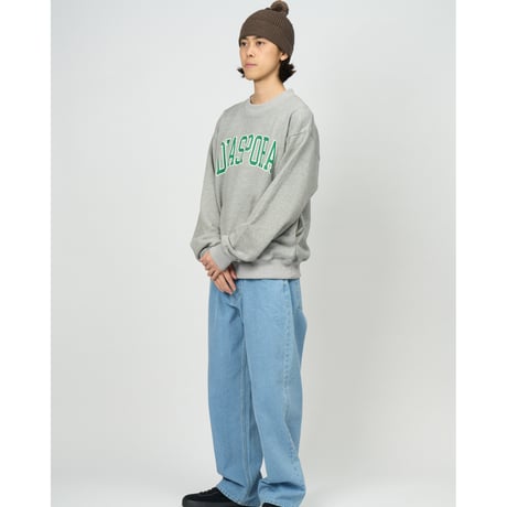 College Logo Crewneck Sweatshirt (Ash)