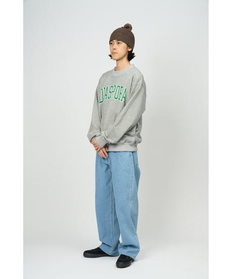 College Logo Crewneck Sweatshirt (Ash)