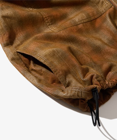 Hooded Corduroy Shirt (Brown)