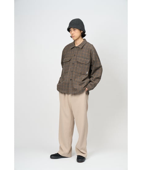 Villa Waffle Trousers (Ecru)