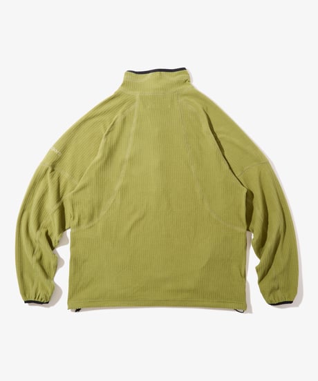 Grid Fleece Pullover (Green)